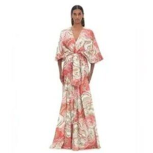 Andrea Iyamah Gamba Abstract Mushroom Robe NWT, One Size Fits All (0/S)